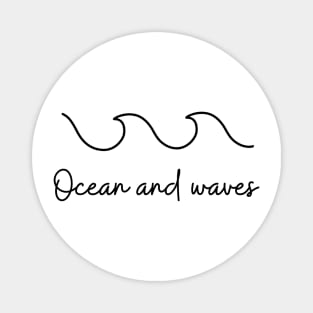 Ocean and Waves Magnet